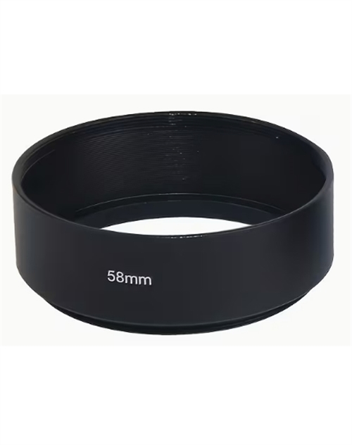 Modlysblænde 58 mm Metal